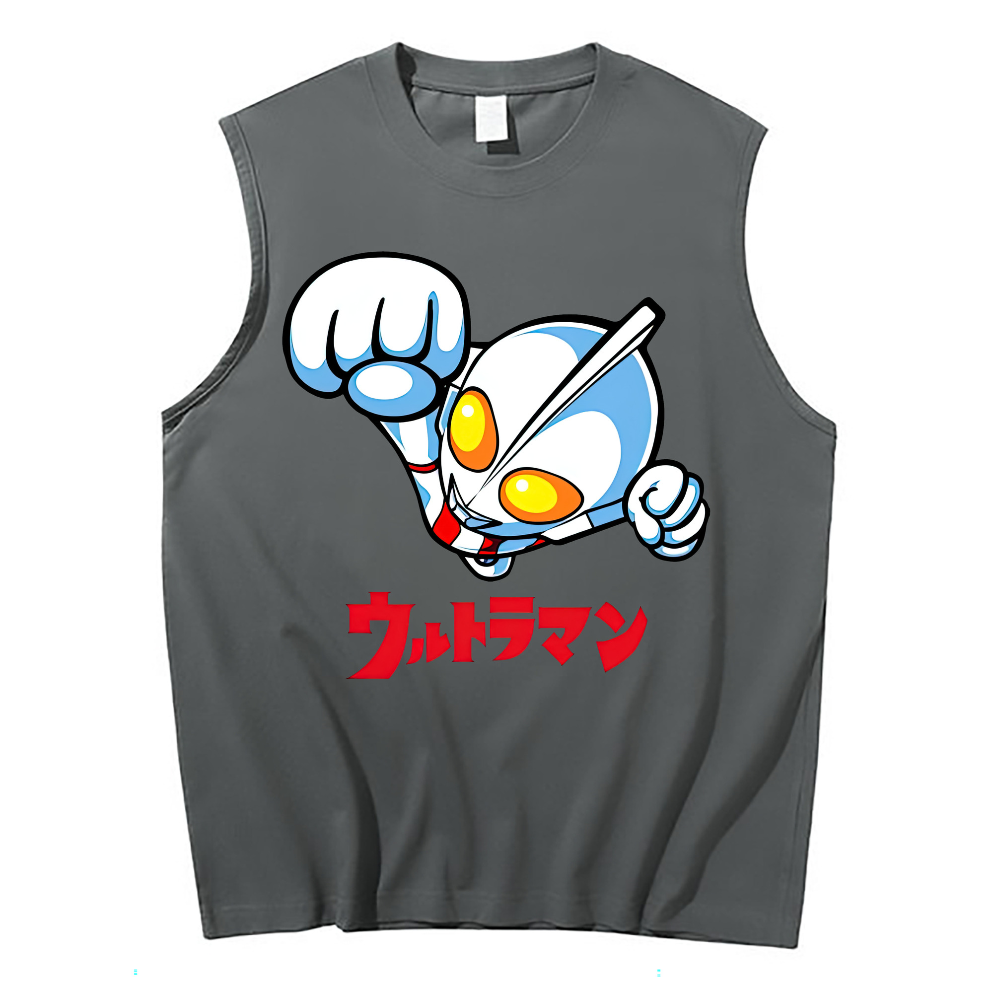 （画像用） ウルトラマン Ultraman コットン100％タンクトップ（フロントプリント）